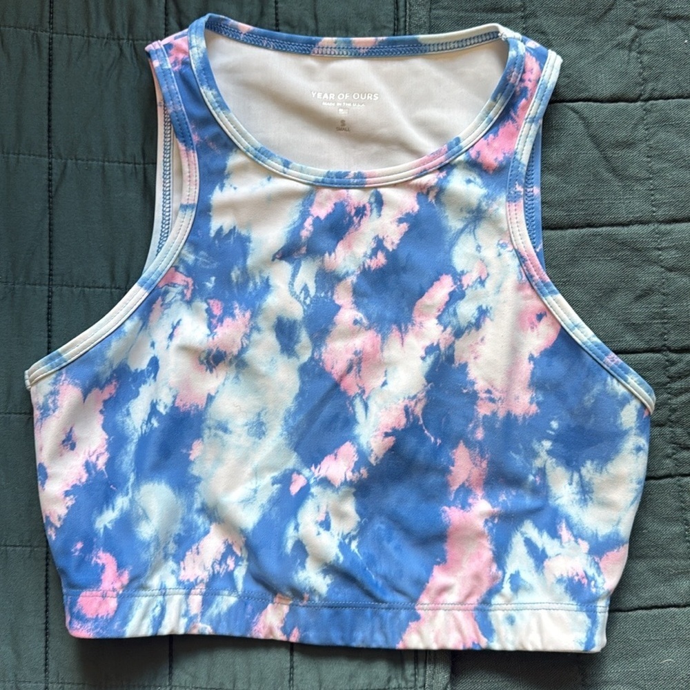 Like New Year of Ours Tie-Dye Workout SET - Sports Bra and Leggings - Size S - Picture 9 of 15